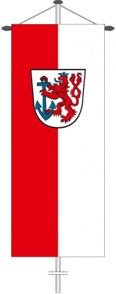 Düsseldorf mit Wappen als Bannerfahne