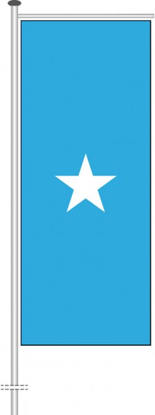 Somalia als Auslegerfahne