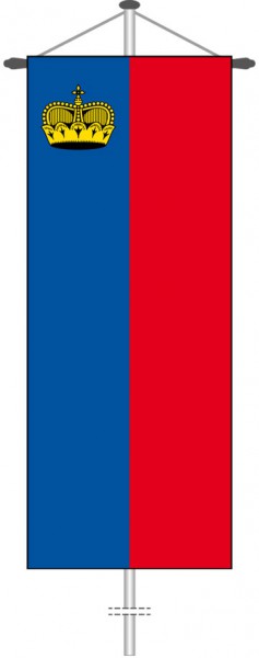 Liechtenstein als Bannerfahne