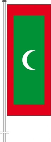 Malediven als Hochformatfahne