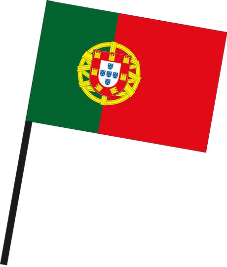 Portugal als Stockfahne