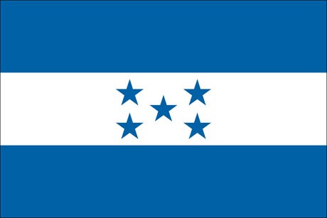 Honduras als Fanfahne