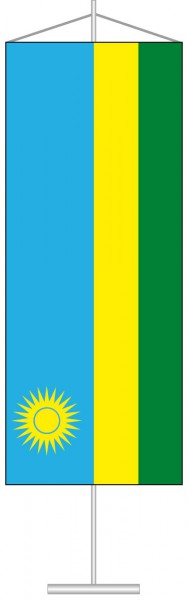 Ruanda als Tischbanner