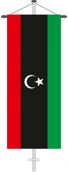 Libyen als Bannerfahne