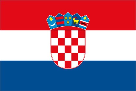 Kroatien als Fanfahne