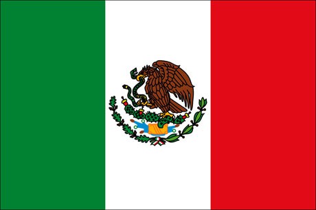 Mexiko als Fanfahne