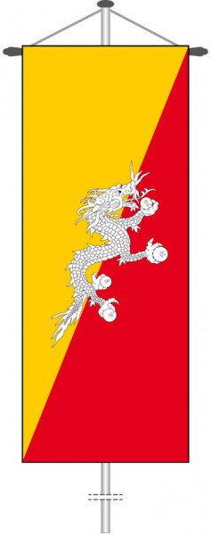 Bhutan als Bannerfahne