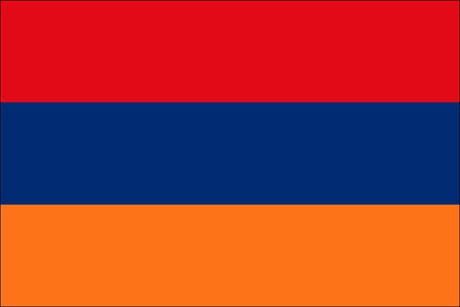 Armenien als Fanfahne