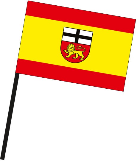 Bonn mit Wappen als Stockfahne