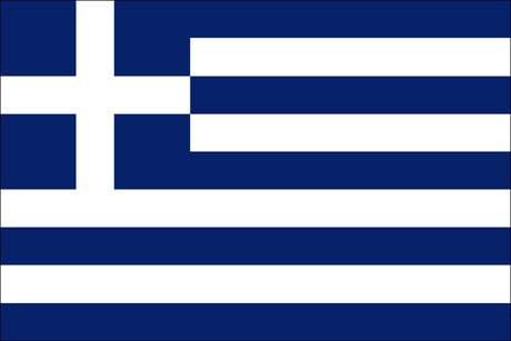 Griechenland als Fanfahne