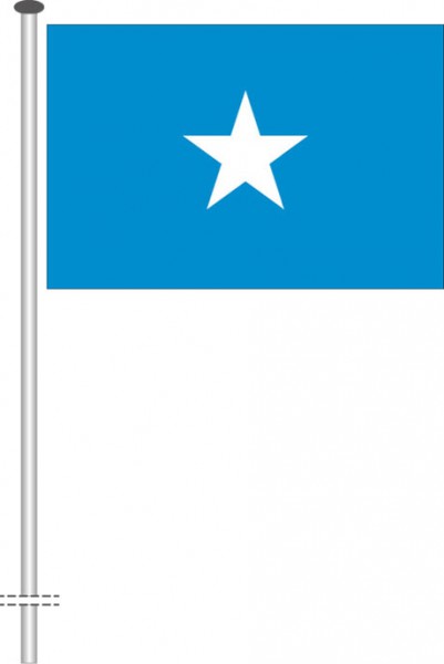 Somalia als Querformatfahne