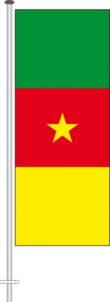 Kamerun als Hochformatfahne